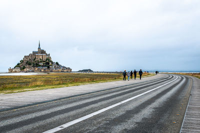 Mont saint-michel against sky