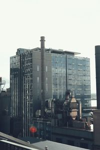 View of city against clear sky