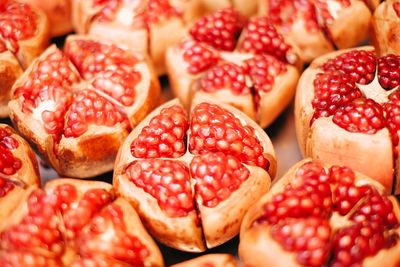 Full frame shot of strawberries