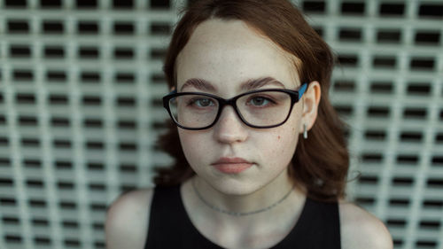 Close-up of young woman