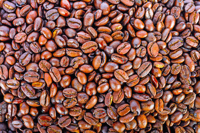 Full frame shot of coffee beans