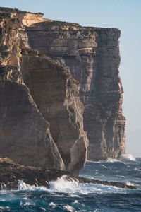 Rock formations at seaside