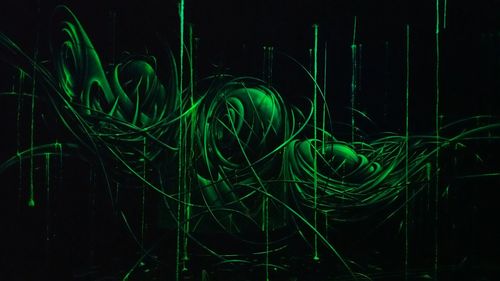 View of sea and grass