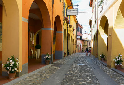 Street amidst buildings in city