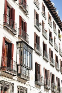 Low angle view of residential building