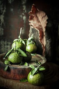 Close-up of vegetables on table