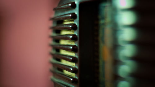 Close-up of machine part