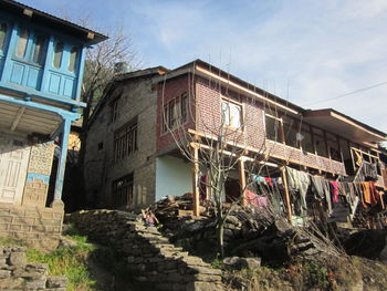 Houses against sky