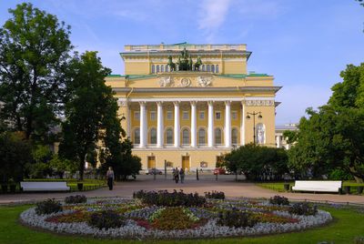 Facade of historical building