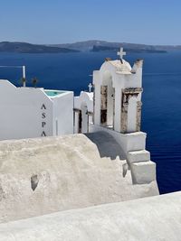 Oia in santorini, greece