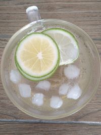 Close-up of drink on table