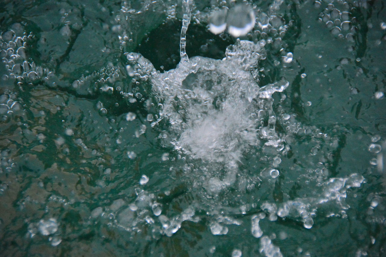 FULL FRAME SHOT OF WATER IN CONTAINER