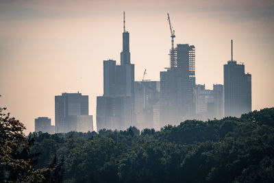 Buildings in city