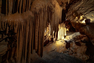 Low angle view of cave