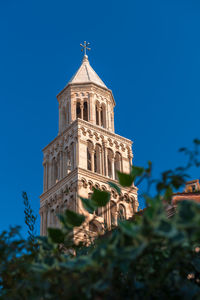 Bell tower of diocletian's palace in the morning.split, croatia.