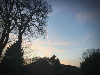 Low angle view of built structure against sky