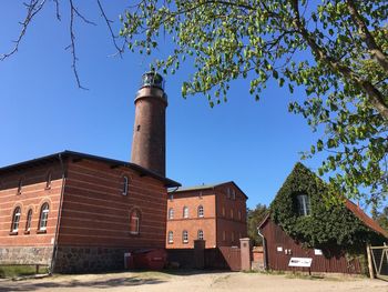 Low angle view of building against sky