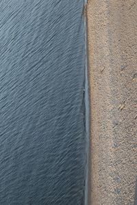High angle view of beach