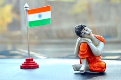 Close-up of stuffed toy on table