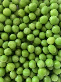 Full frame shot of green peas