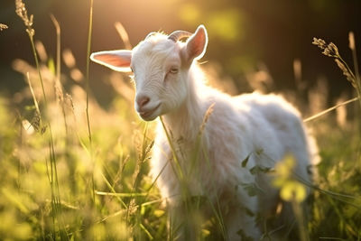 Close-up of goat