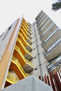 Low angle view of buildings against sky