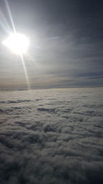 Scenic view of cloudscape against sky during sunset