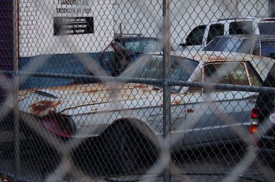 View of chainlink fence