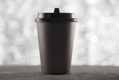 Close-up of coffee on table