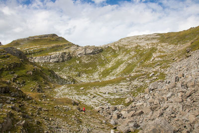 Facing mont blanc, the platé desert is mainly composed of lapiaz