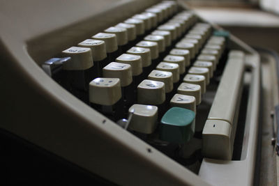 Close-up 60's typewriter 