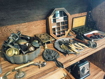 Close-up of food on table