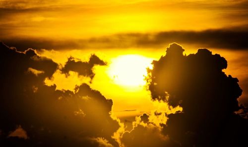 Scenic view of sunset
