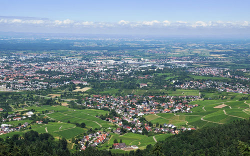 Aerial view of cityscape
