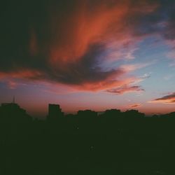 Scenic view of dramatic sky