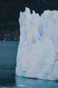 Scenic view of frozen sea