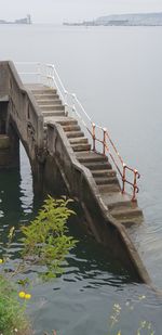 Pier over sea