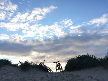 Scenic view of snow against sky