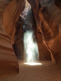 Digital composite image of rock formation