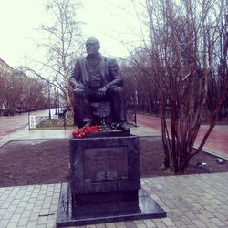 Close-up of statue