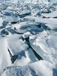 Snow covered landscape