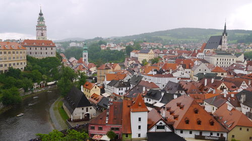 View of buildings in city