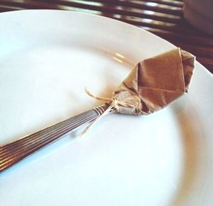 Close-up of food on table