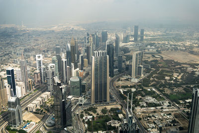 Aerial view of cityscape