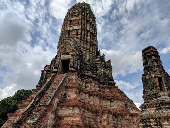 Low angle view of historical building against sky