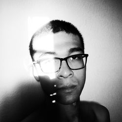 Portrait of young woman