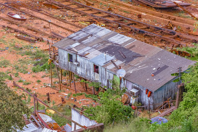 Panoramic view of built structure