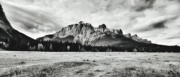 Panoramic view of landscape against sky