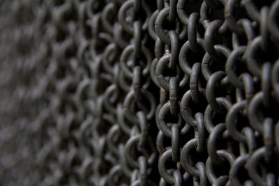 Full frame shot of rusty chain