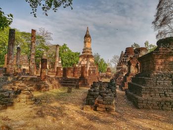 View of temple against sky